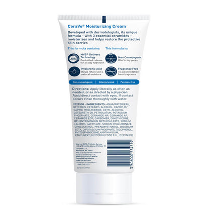 CERAVE Moisturizing Cream For Normal to Dry Skin - 236 ml