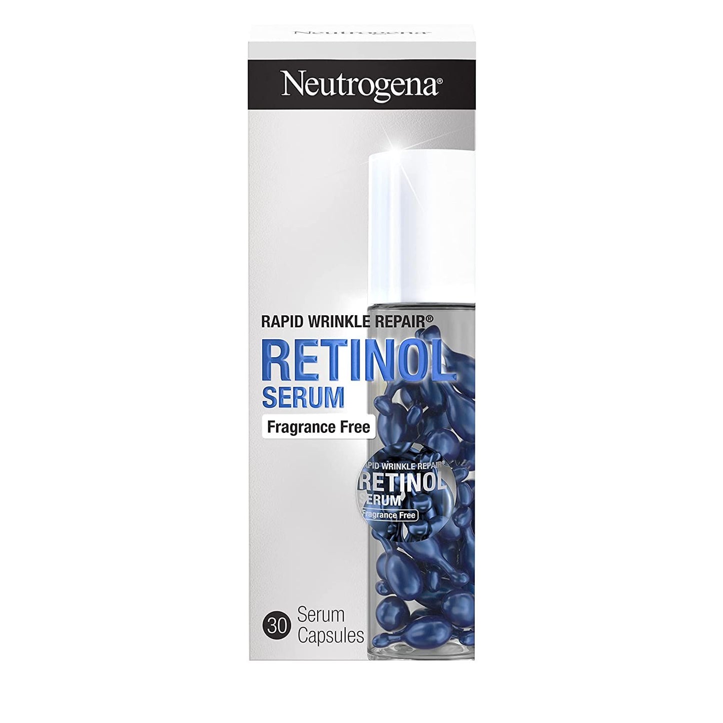 NEUTROGENA Rapid Wrinkle Repair Retinol Face Serum | Fragrance-free, Hypoallergenic Free- 30 ml