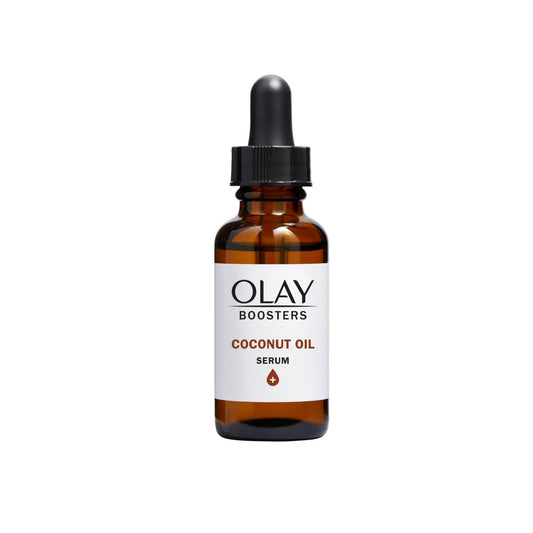 OLAY BOOSTERS Coconut Oil Serum, Nourishing Antioxidant Booster, Fragrance-Free - 30 ml