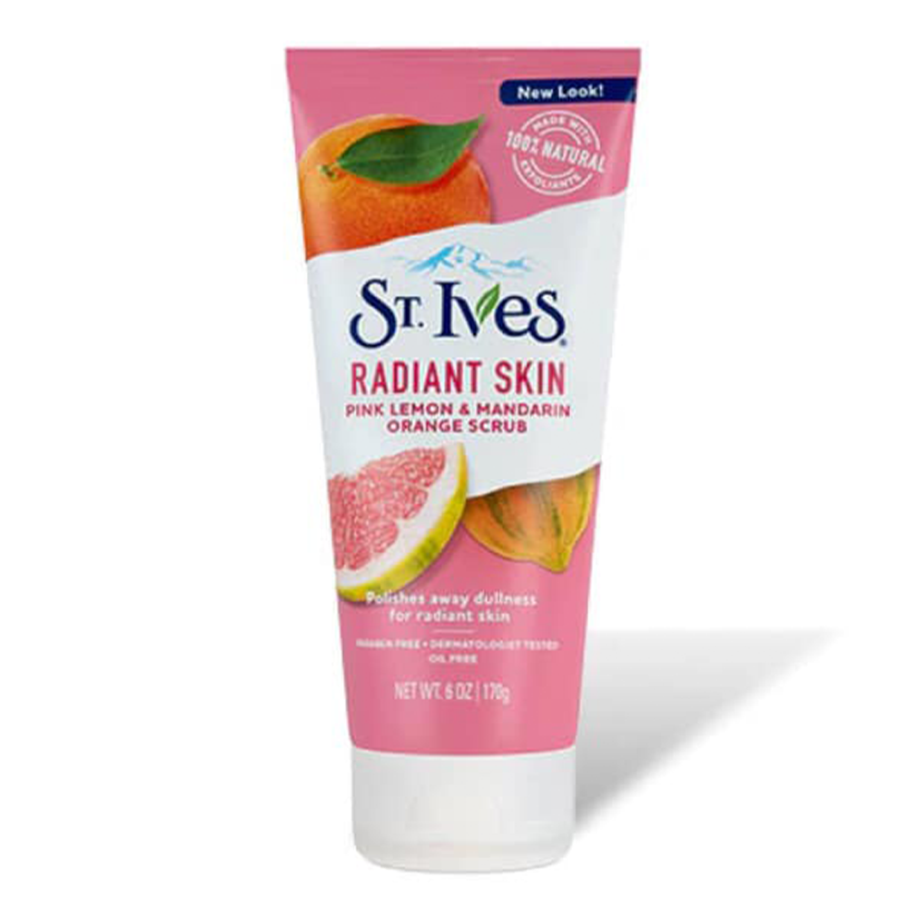 ST. IVES Radiant Skin Lemon & Mandarin Orange Face Scrub - 170g