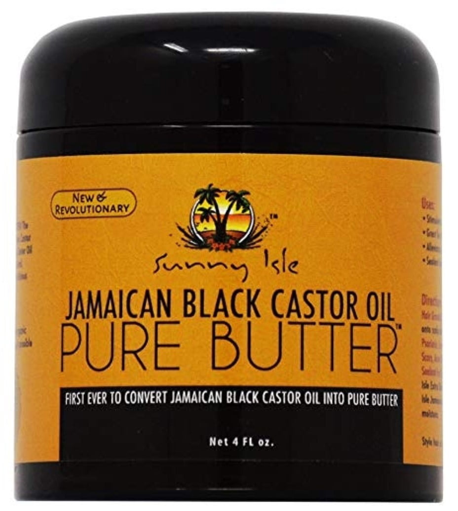 SUNNY Isle Jamaican Black Castor Oil Pure Butter - 4Oz - Made in USA