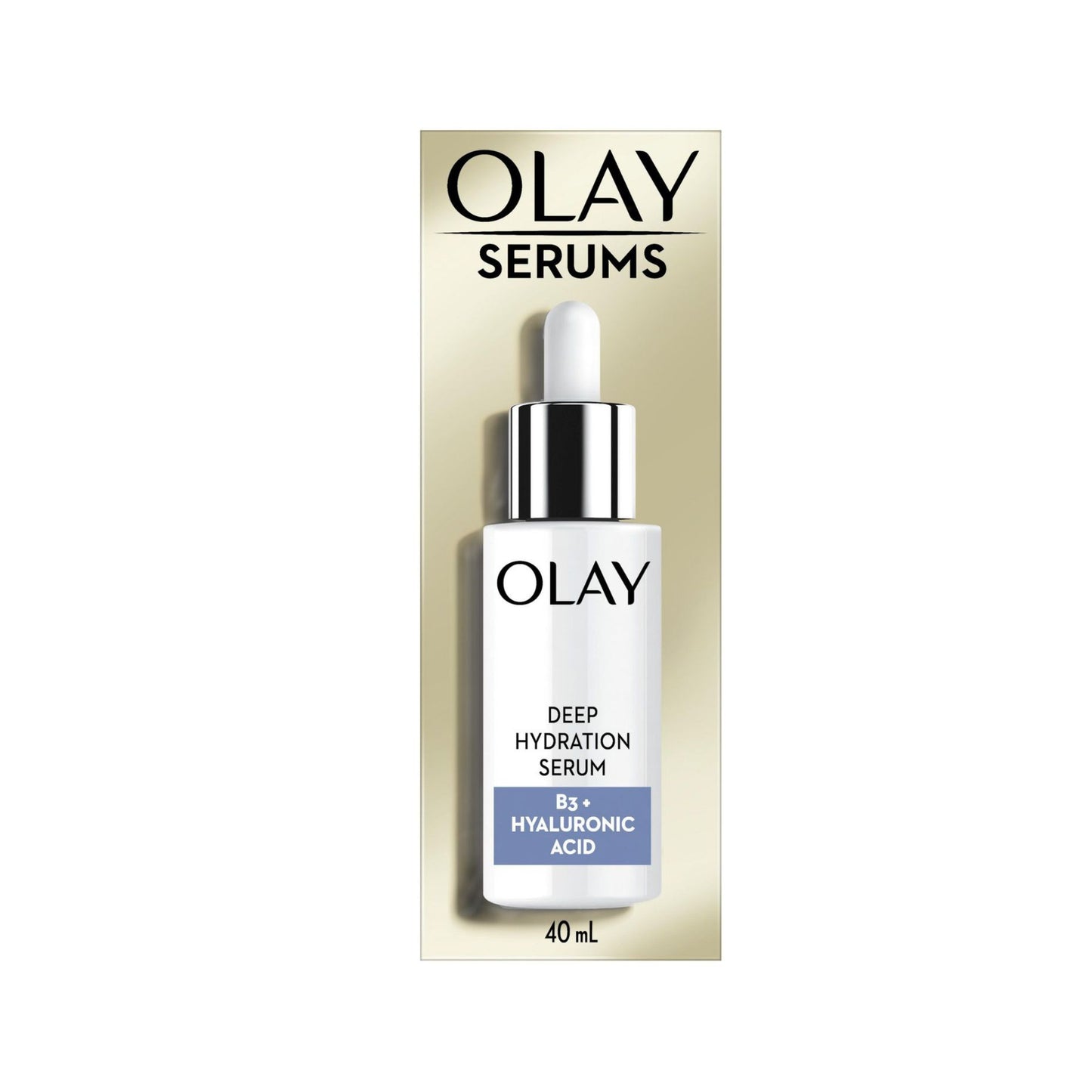 OLAY SERUMS Deep Hydration B3+ Hyaluronic Acid -40 ml - Fragrance Free