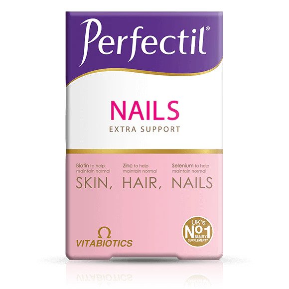 VITABIOTICS Perfectil Nails Extra Support Supplement for Skin, Hair & Nails - 60 Tablets