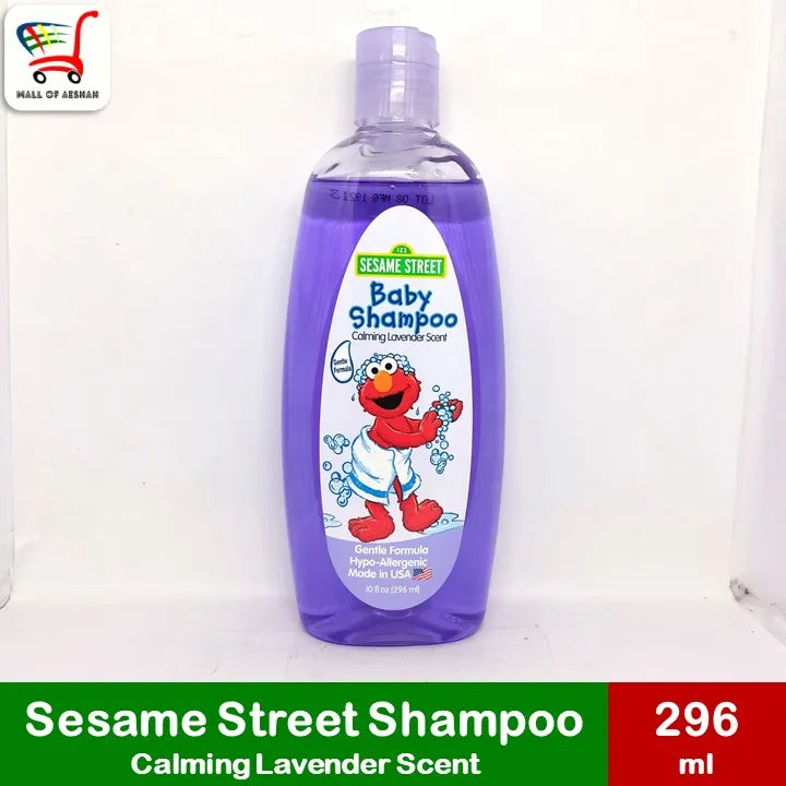 SESAME STREET Baby Shampoo Calming Lavendar Scent - 296 ml - Made in USA