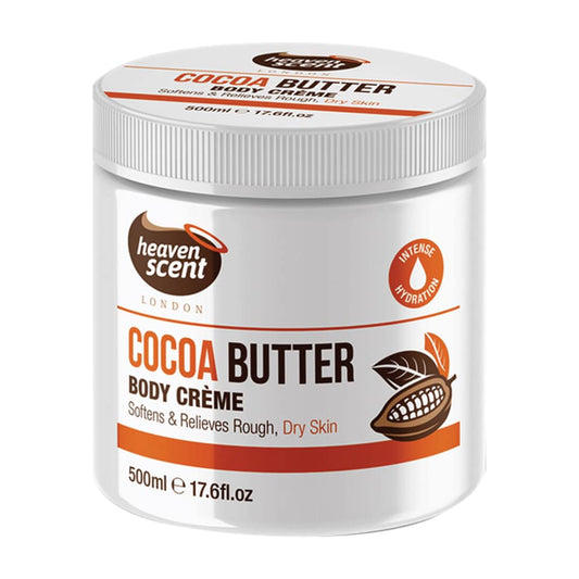 HEAVEN SCENT Cocoa Butter Creme | Softens and Relieves Rough, Dry Skin - 500 ml