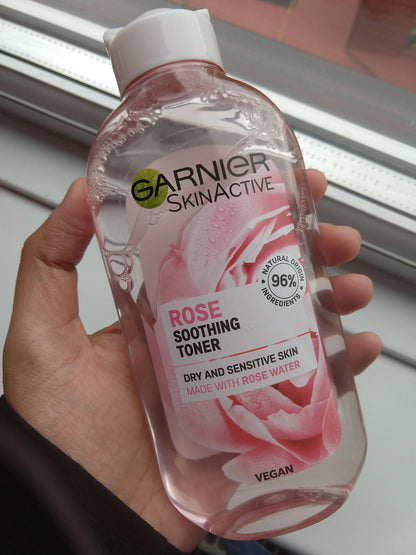 GARNIER Skinactive Rose Soothing Toner - 200 ml - Made in USA