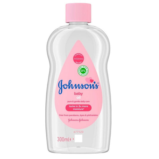 JOHNSON'S Baby Oil | Pure & Gentle Daily Care - 300 ml