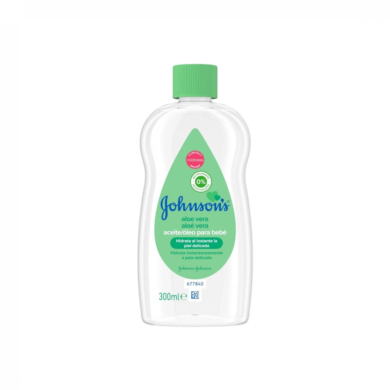 JOHNSON'S Baby Oil Aloe Vera & Vitamin E | Gentle , Soothes Skin - 300 ml