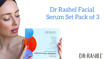 DR.RASHEL  - 3 In 1 Complete Facial Serum Set - Vitamin C Serum / Retinol Serum / Hyaluronic Acid Serum