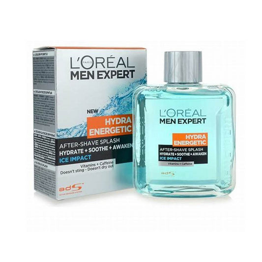 LOREAL MEN EXPERT HYDRA ENERGETIC ICE IMPACT AFTER SHAVE SPLASH - ICE IMPACT Aftershave - 100 ml