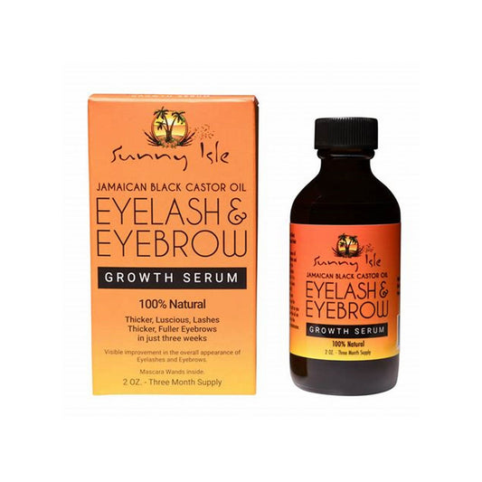 SUNNY ISLE Jamaican Black Castor Oil Eyelash & Eyebrow Growth Serum (2oz)