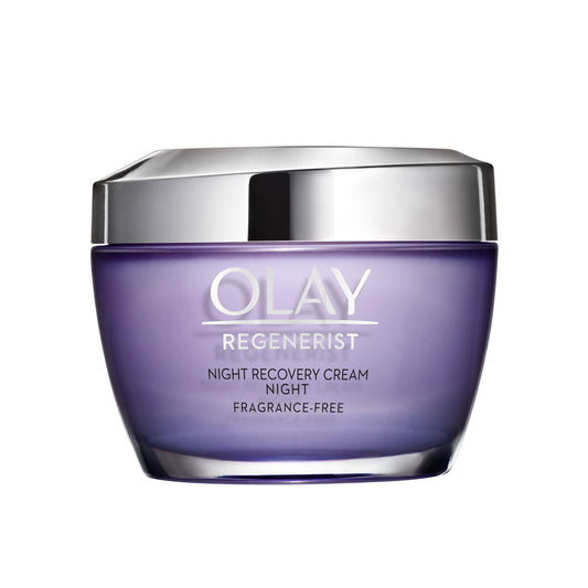 OLAY REGENERIST Night Recovery Cream Face Moisturizer+ Whip Face Moisturizer Travel/Trial Size Gift Set - 50 ml