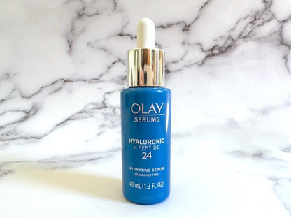 OLAY SERUMS Hyaluronic + Peptide 24 Hydrating Serum, Fragrance Free - 40 ml