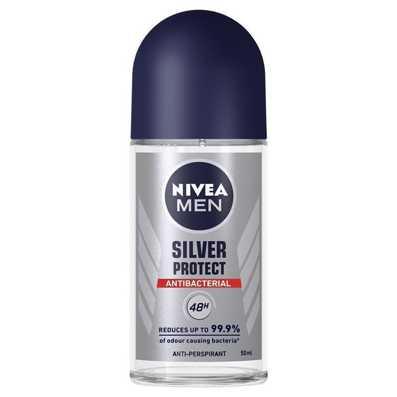 NIVEA MEN Silver Protect Roll On, 48 H - 50 ml