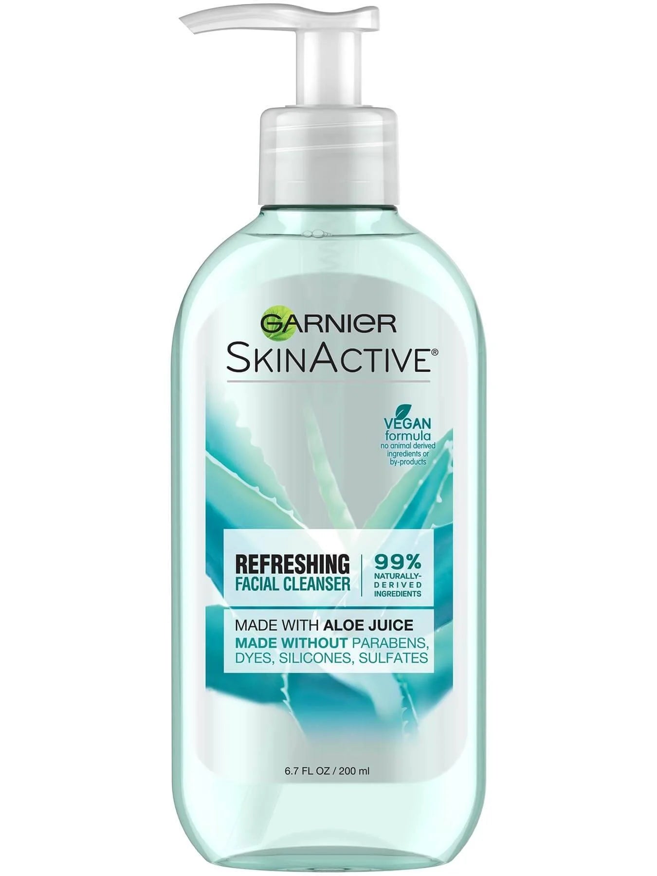 GARNIER Skinactive Aloe Refreshing Gel Wash - 200 ml - Made in USA