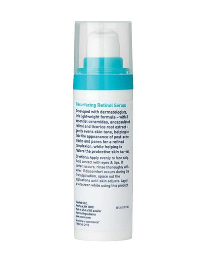 CERAVE Resurfacing Retinol Serum for Post Acne Marks & Pores 30ml