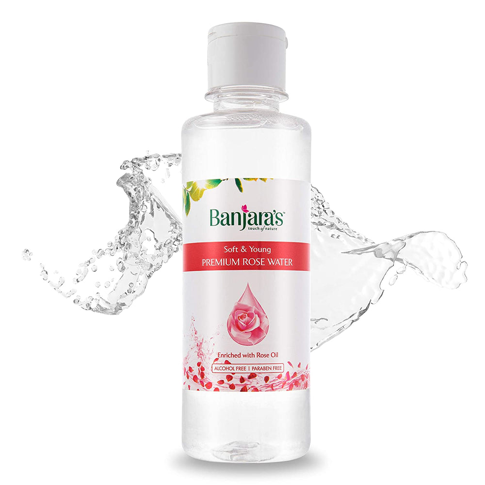 BANJARA'S Premium Rose Water - 120 ml