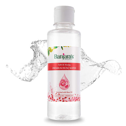 BANJARA'S Premium Rose Water - 120 ml