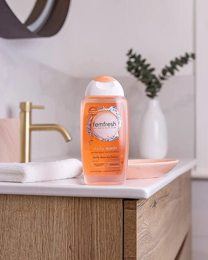 FEMFRESH Intimate Skin Care Daily Wash with Aloe Vera & Colendula Extracts Gently Cleans & Freshens - 250ml