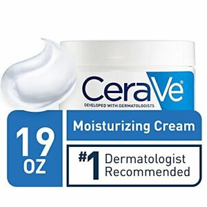 CERAVE Moisturizing Cream for Face & Body - Normal to Dry Skin - 453 g - Made in USA