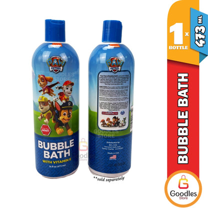 NICKELODEON Paw Patrols Bubble Bath with Vitamin E - 473 ml - Made in USA