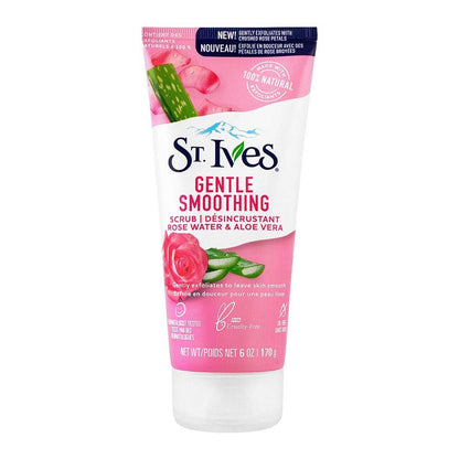 ST. IVES Gentle Smoothing Rose Water & Aloe Vera Face Scrub - 170g