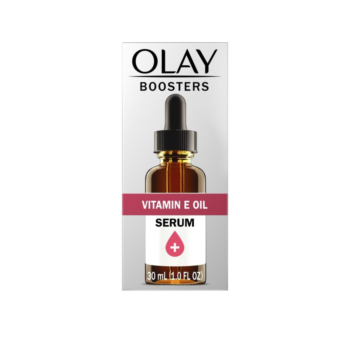 OLAY BOOSTERS Vitamin E Oil Serum, Nourishing Hydration Booster, Fragrance-Free - 30 ml